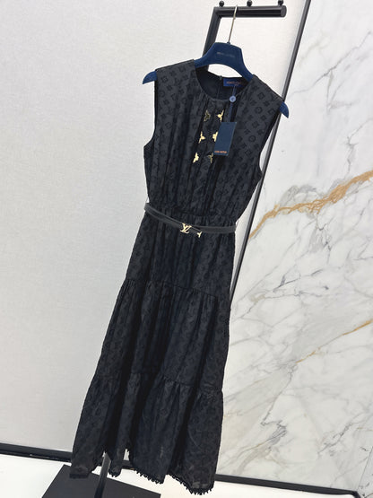 26ss Jacquard Sleeveless Dress