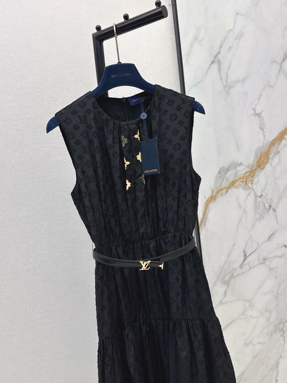 26ss Jacquard Sleeveless Dress