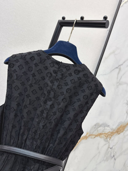 26ss Jacquard Sleeveless Dress