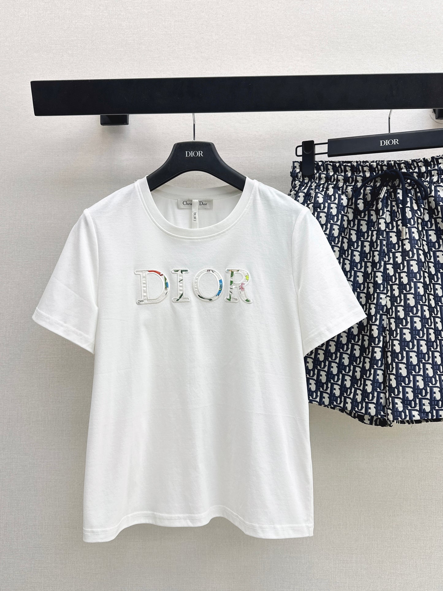 26ss Casual T-shirt + Jacquard Shorts