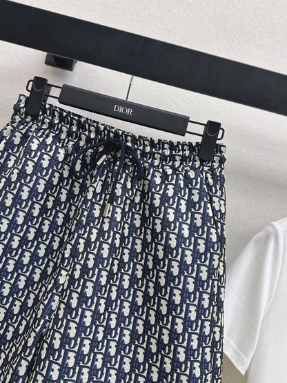 26ss Casual T-shirt + Jacquard Shorts
