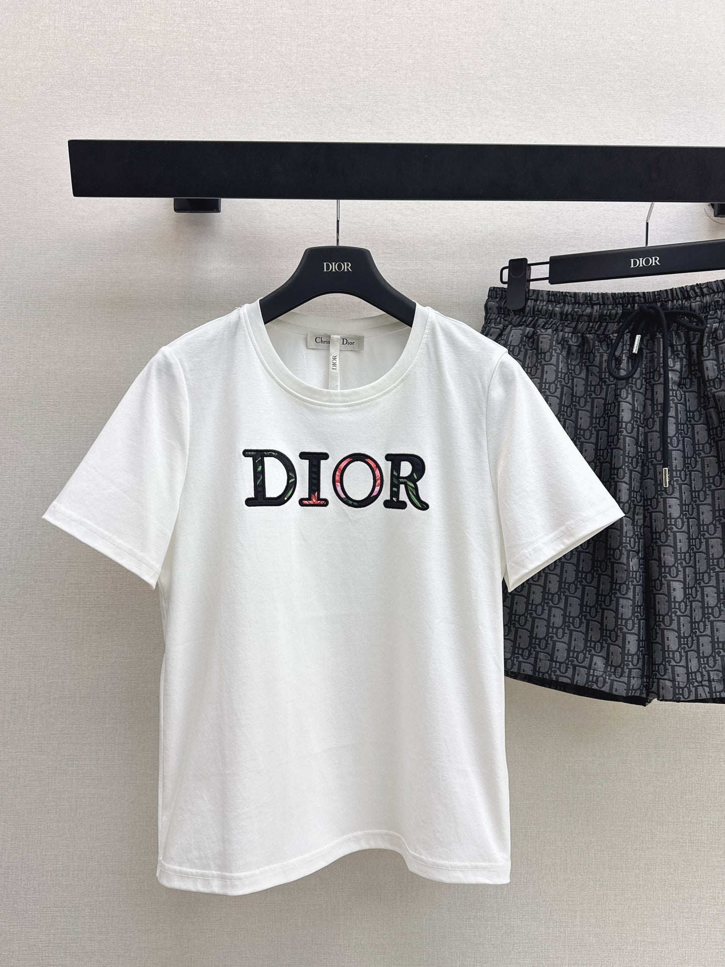 26ss Casual T-shirt + Jacquard Shorts