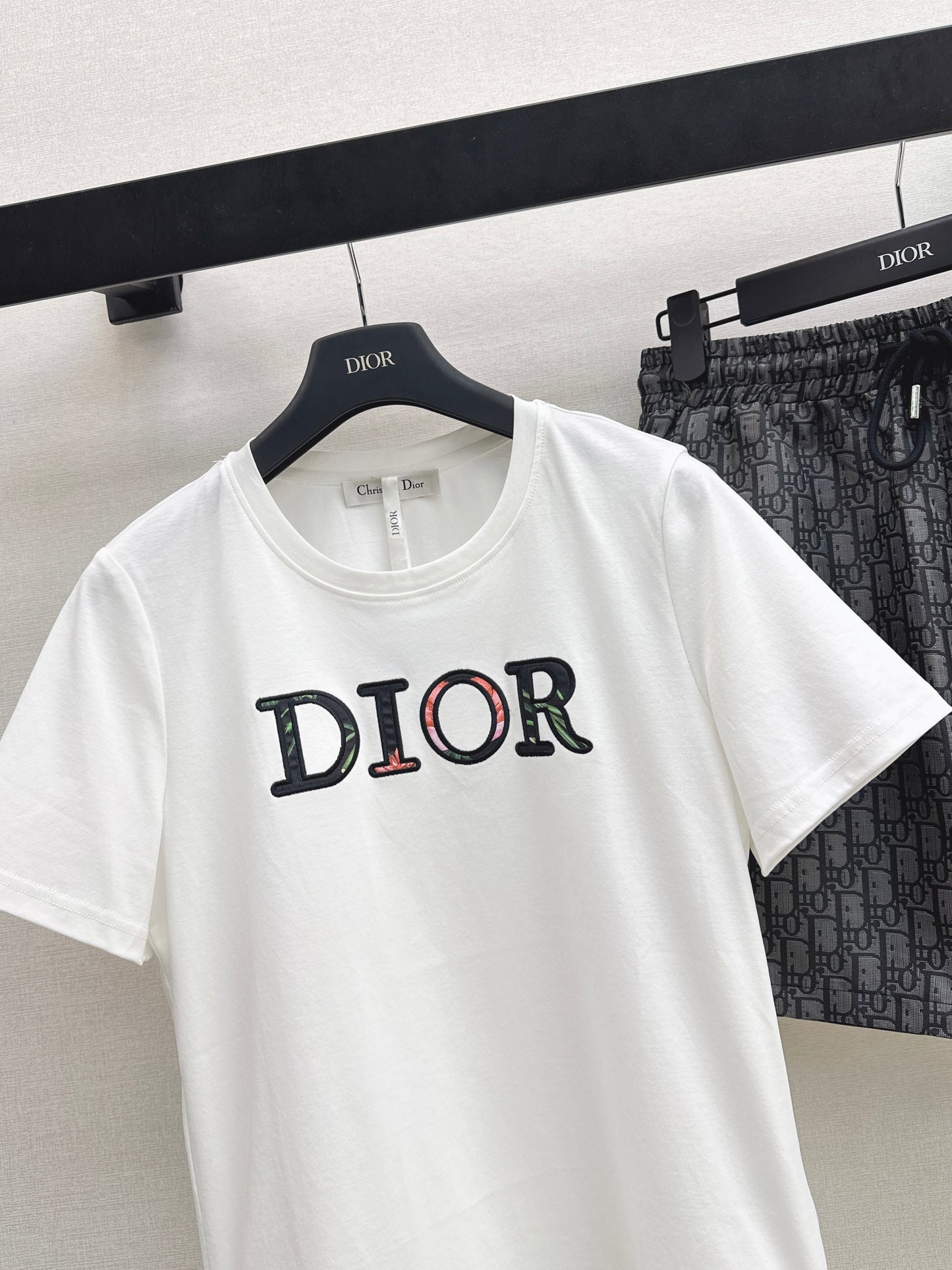 26ss Casual T-shirt + Jacquard Shorts