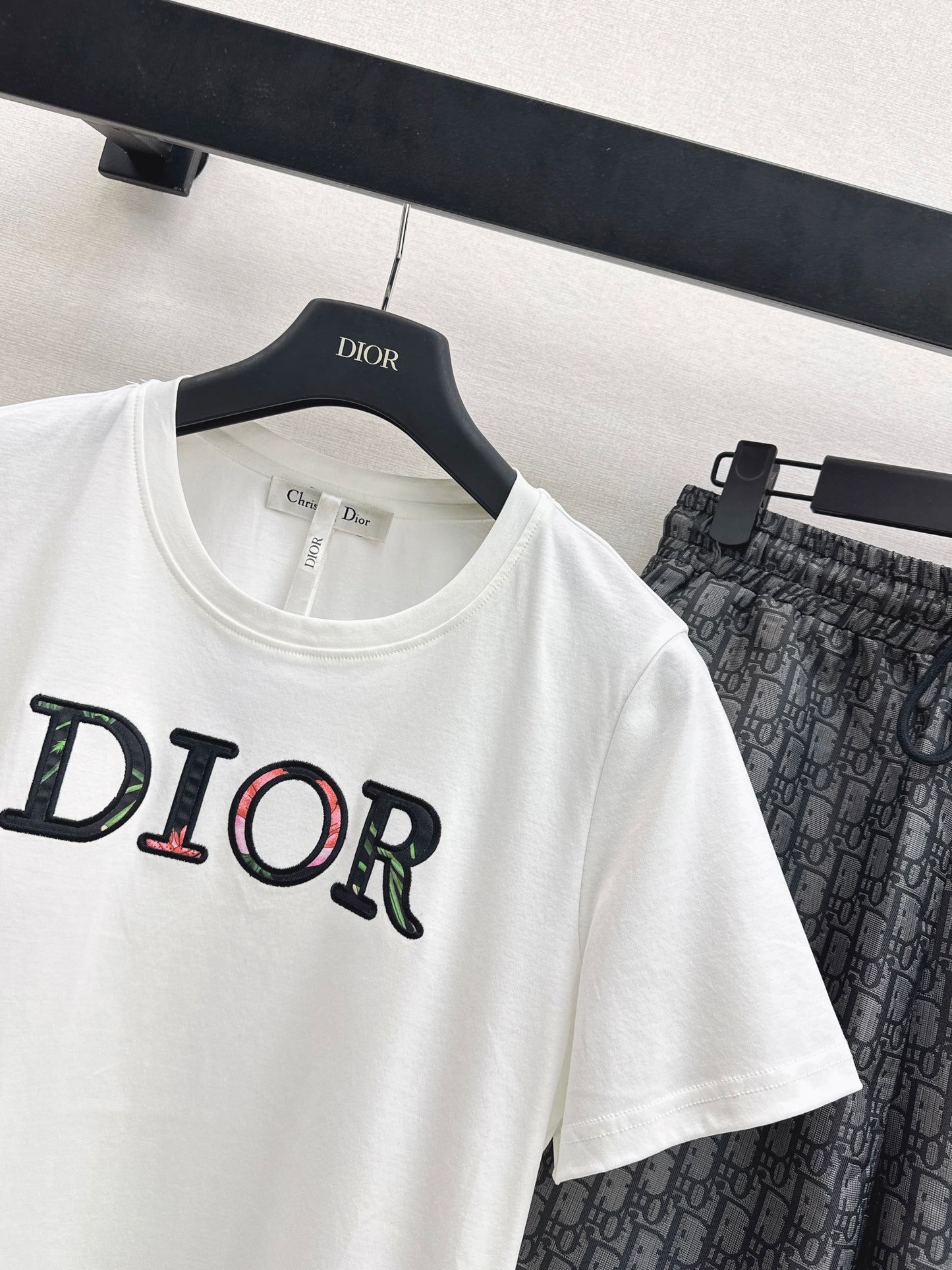 26ss Casual T-shirt + Jacquard Shorts