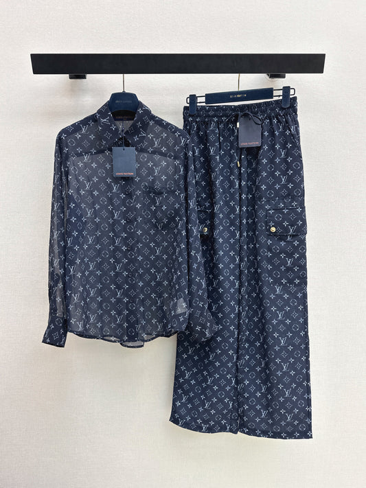 26ss Monogram Print Shirt/Trousers