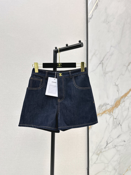 26ss Double C twist metal buckle shorts