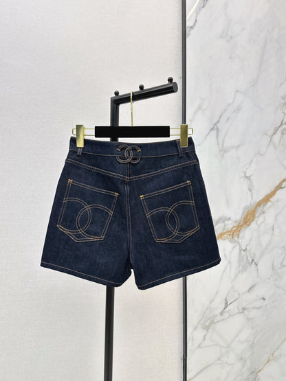 26ss Double C twist metal buckle shorts