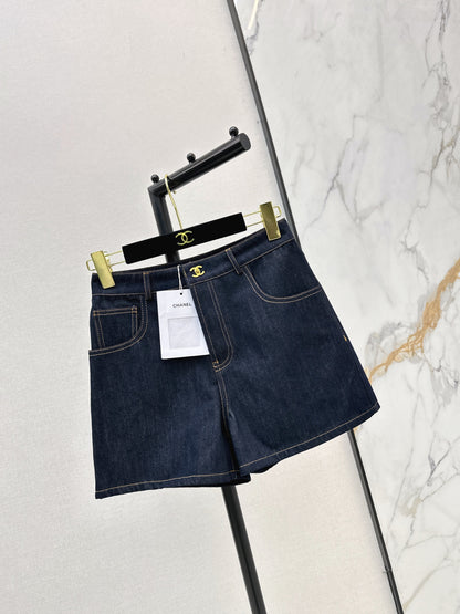 26ss Double C twist metal buckle shorts