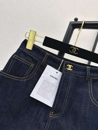 26ss Double C twist metal buckle shorts