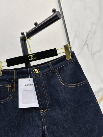 26ss Double C twist metal buckle shorts