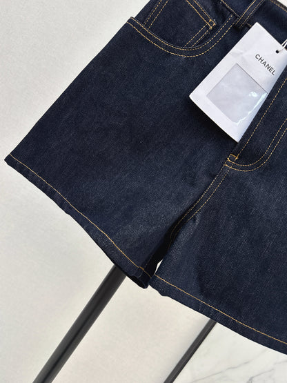 26ss Double C twist metal buckle shorts