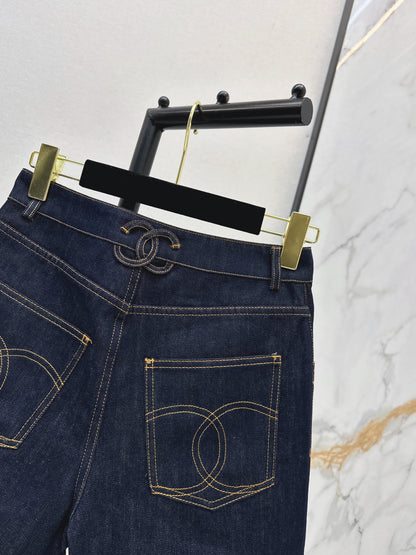 26ss Double C twist metal buckle shorts