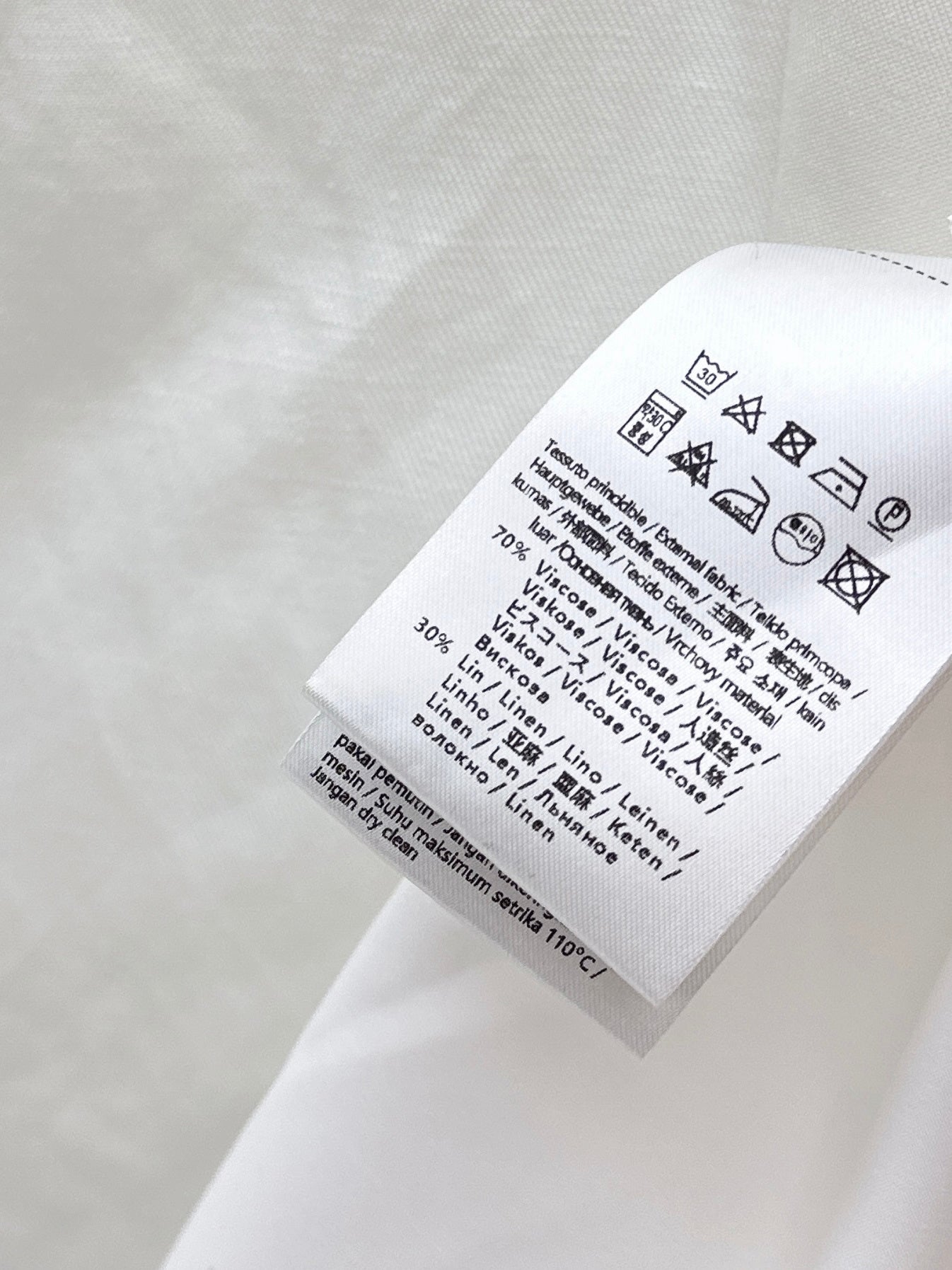 26ss Double-sided leather buckle dress