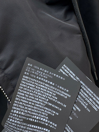 26ss Triangle logo hooded nylon jacket