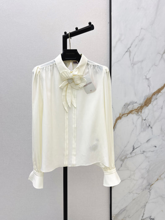 26ss Floral-decorated shirt