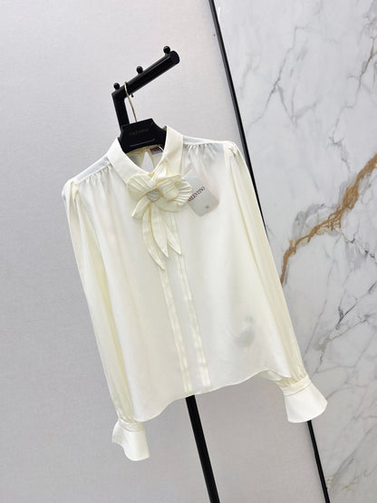 26ss Floral-decorated shirt