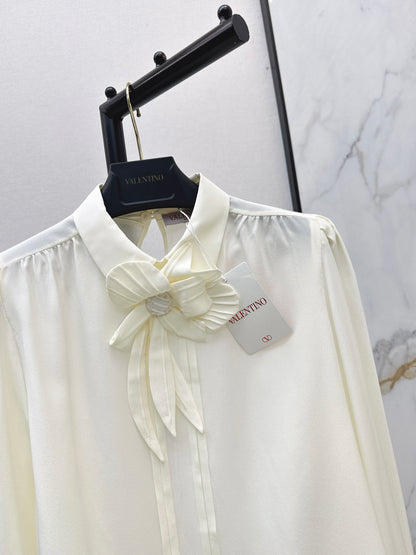 26ss Floral-decorated shirt