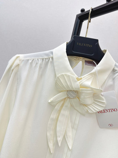 26ss Floral-decorated shirt