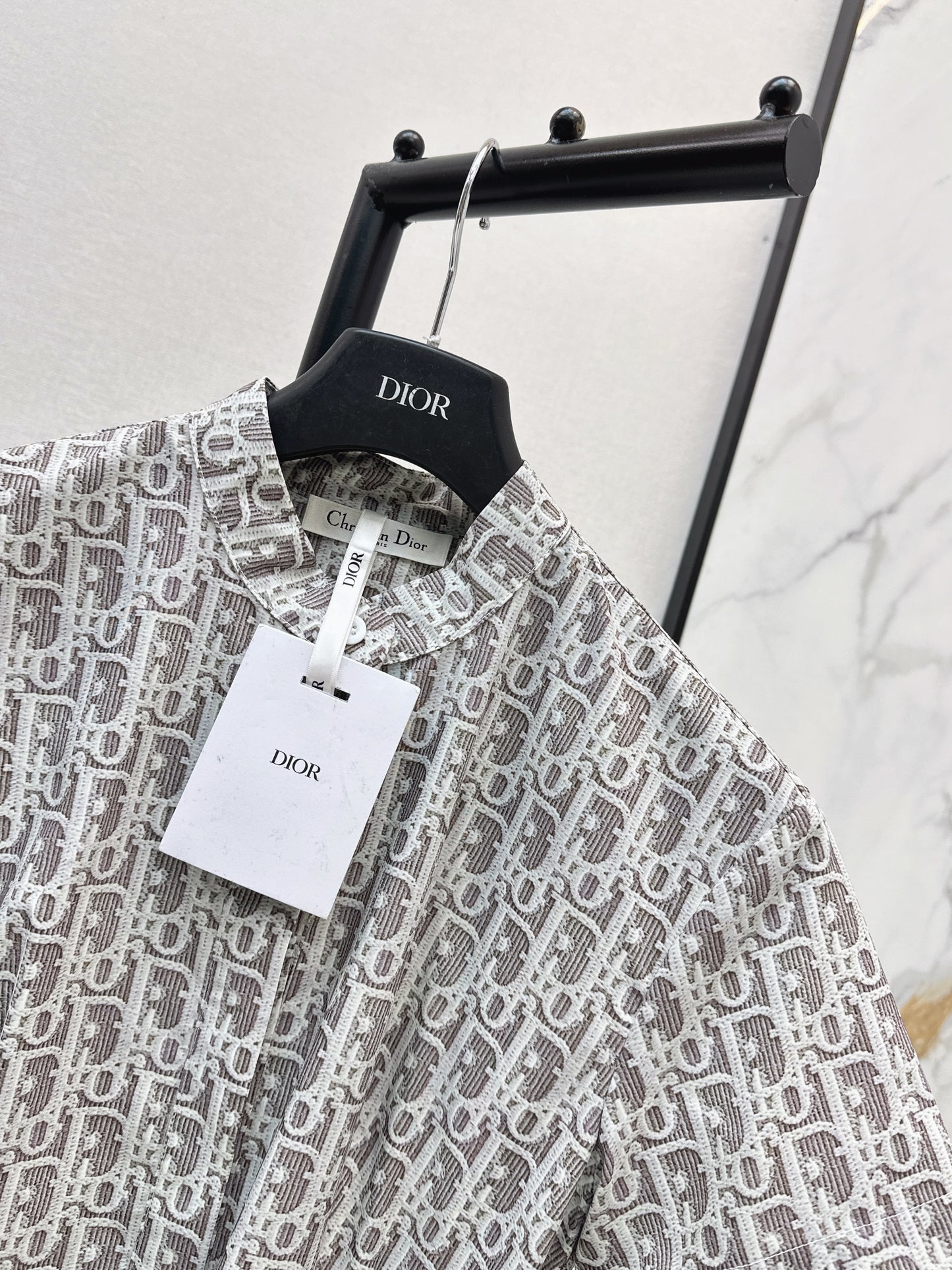 26ss Jacquard Long Pleated Dress