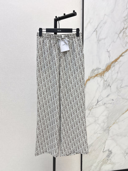 26ss Jacquard trousers