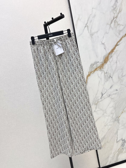 26ss Jacquard trousers