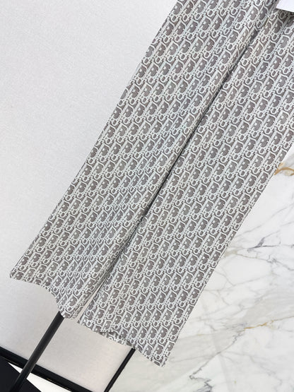 26ss Jacquard trousers
