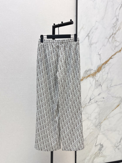 26ss Jacquard trousers