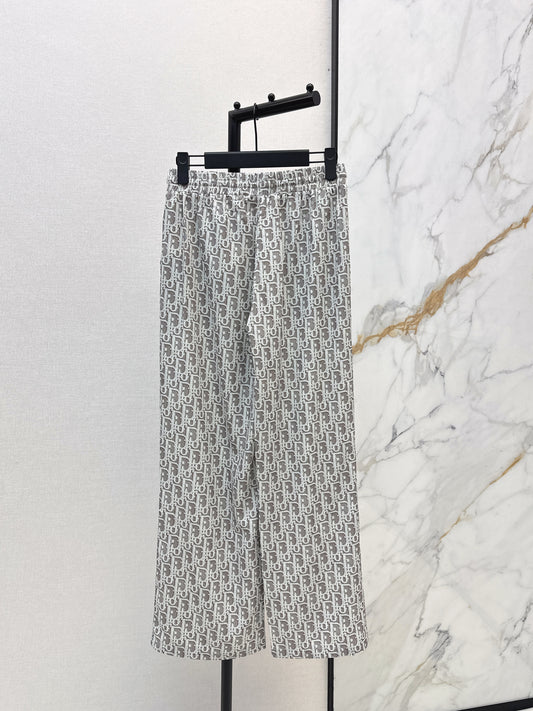 26ss Jacquard trousers