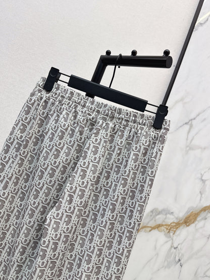 26ss Jacquard trousers