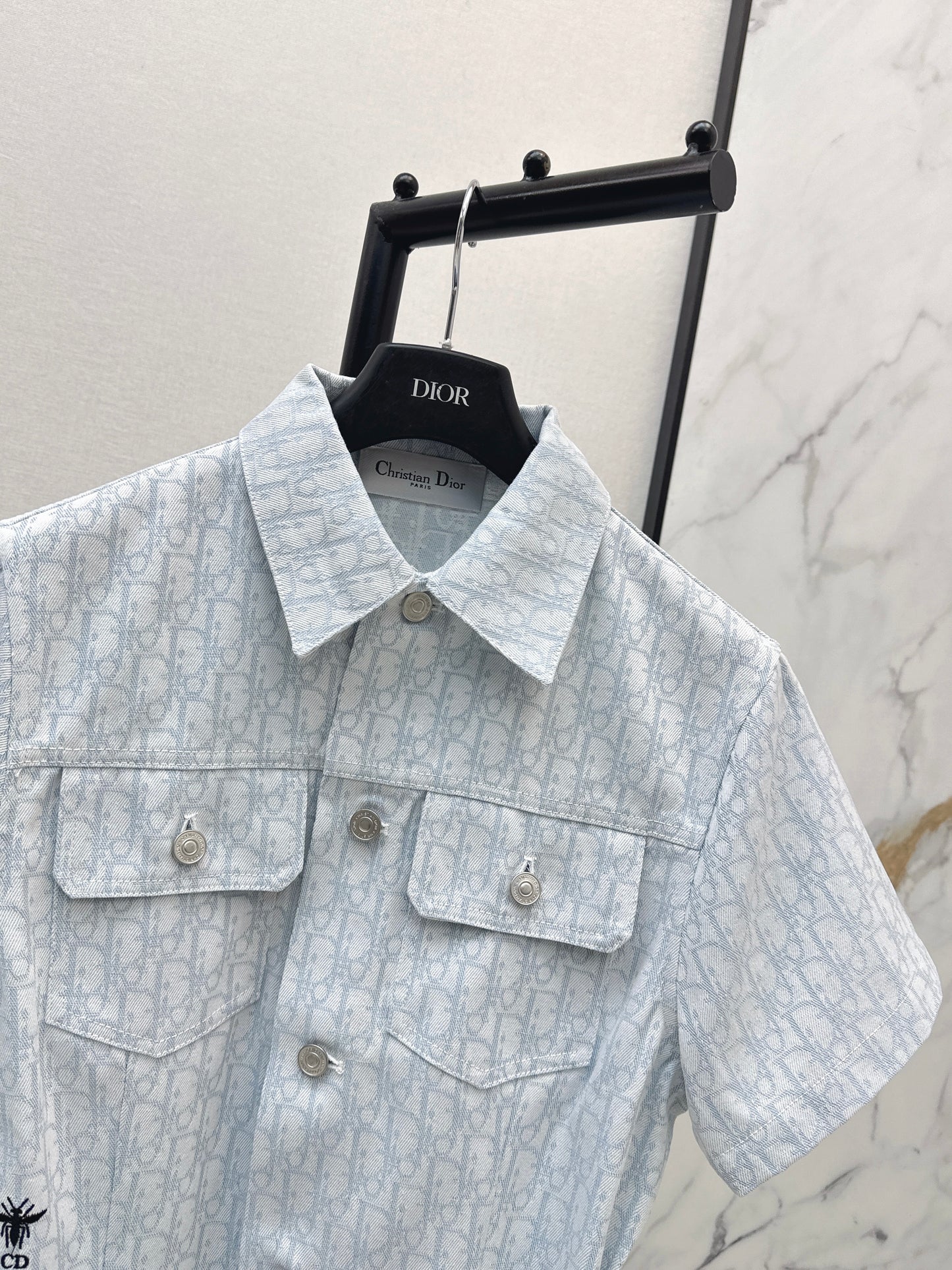 26ss Logo Denim Dress