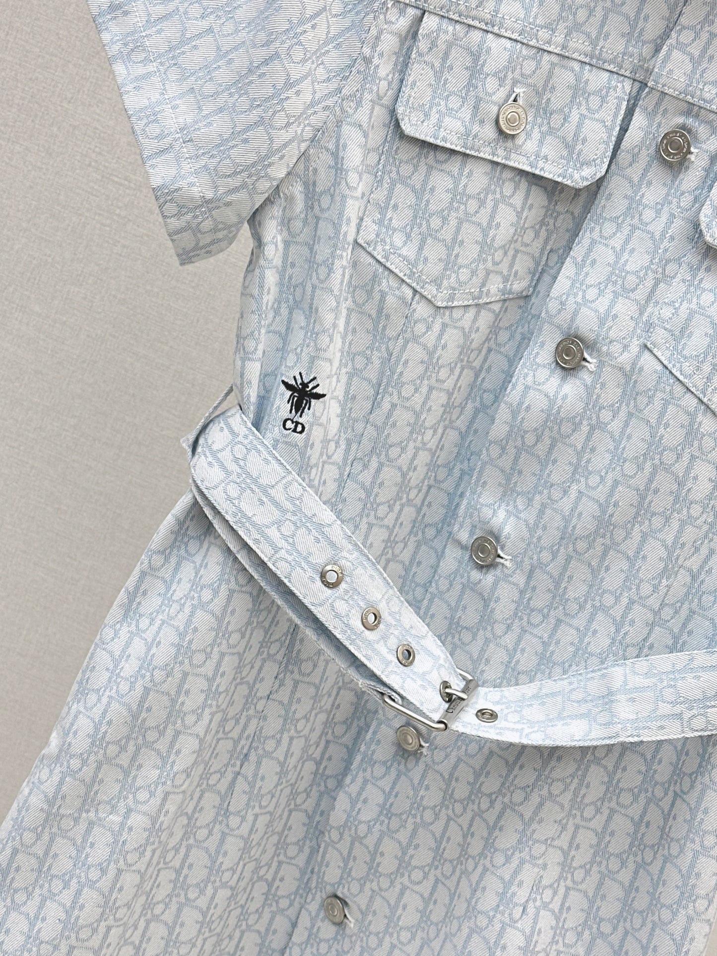 26ss Logo Denim Dress