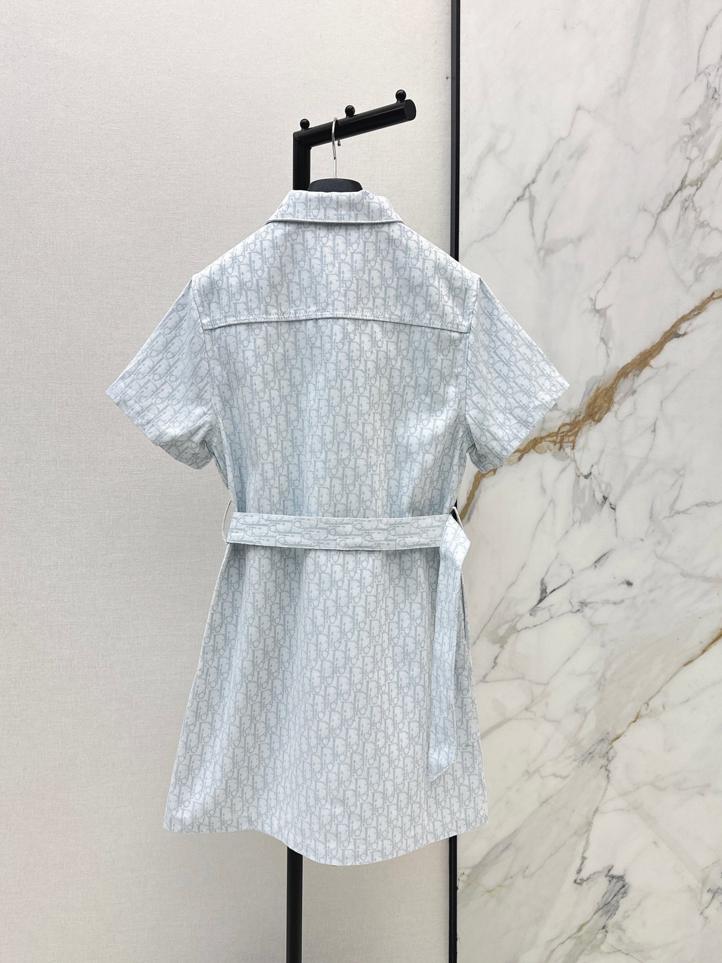 26ss Logo Denim Dress