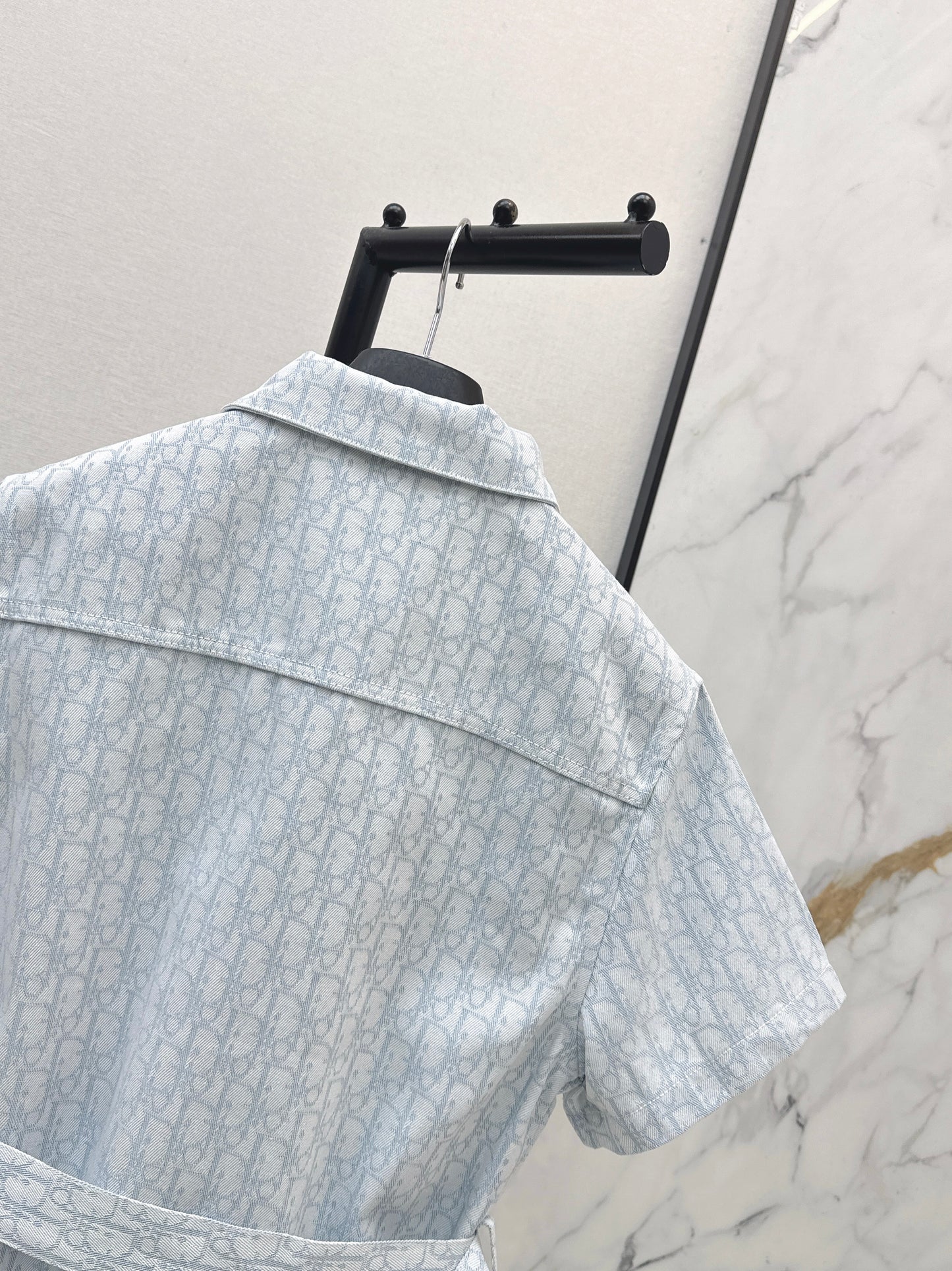 26ss Logo Denim Dress