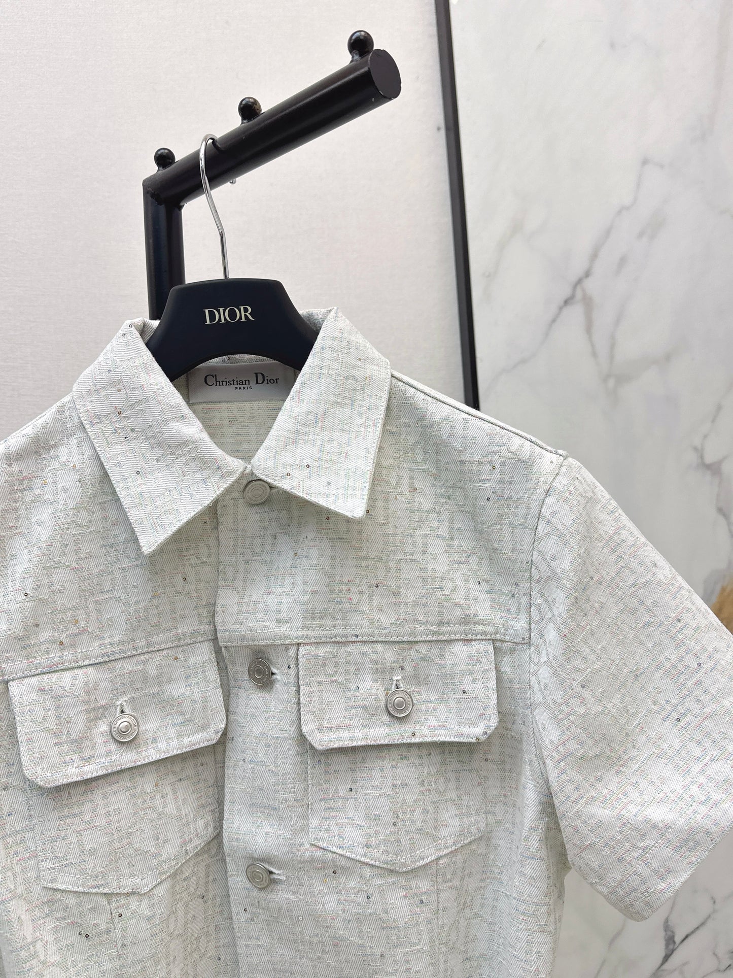 26ss Logo Denim Dress