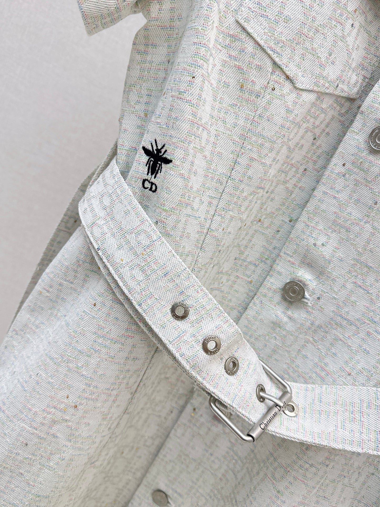 26ss Logo Denim Dress
