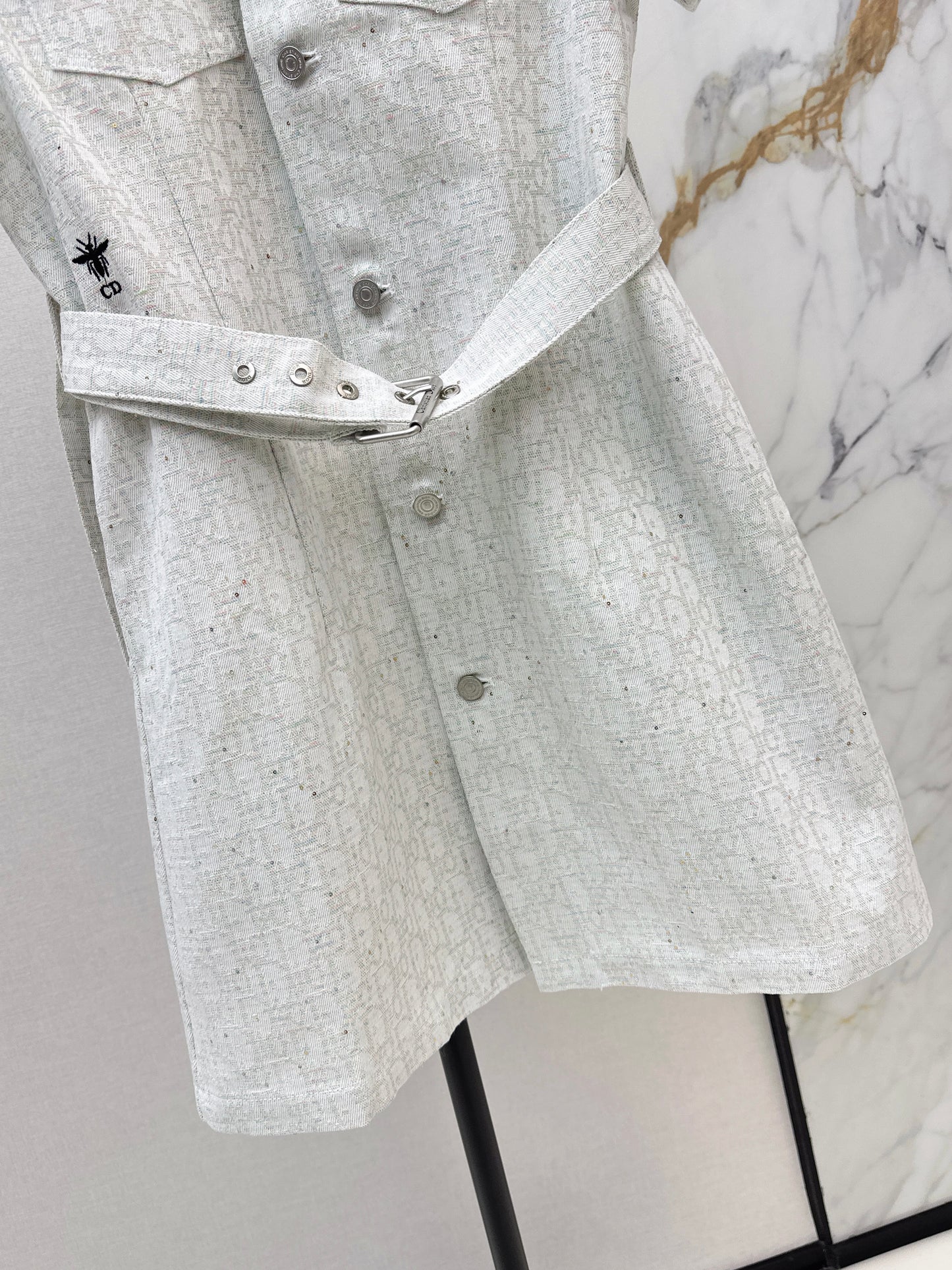 26ss Logo Denim Dress