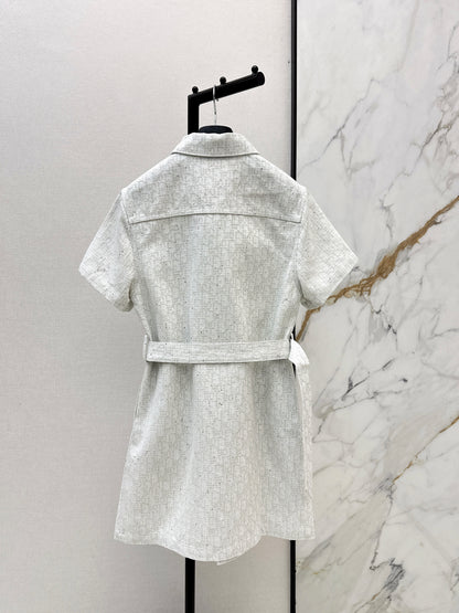 26ss Logo Denim Dress