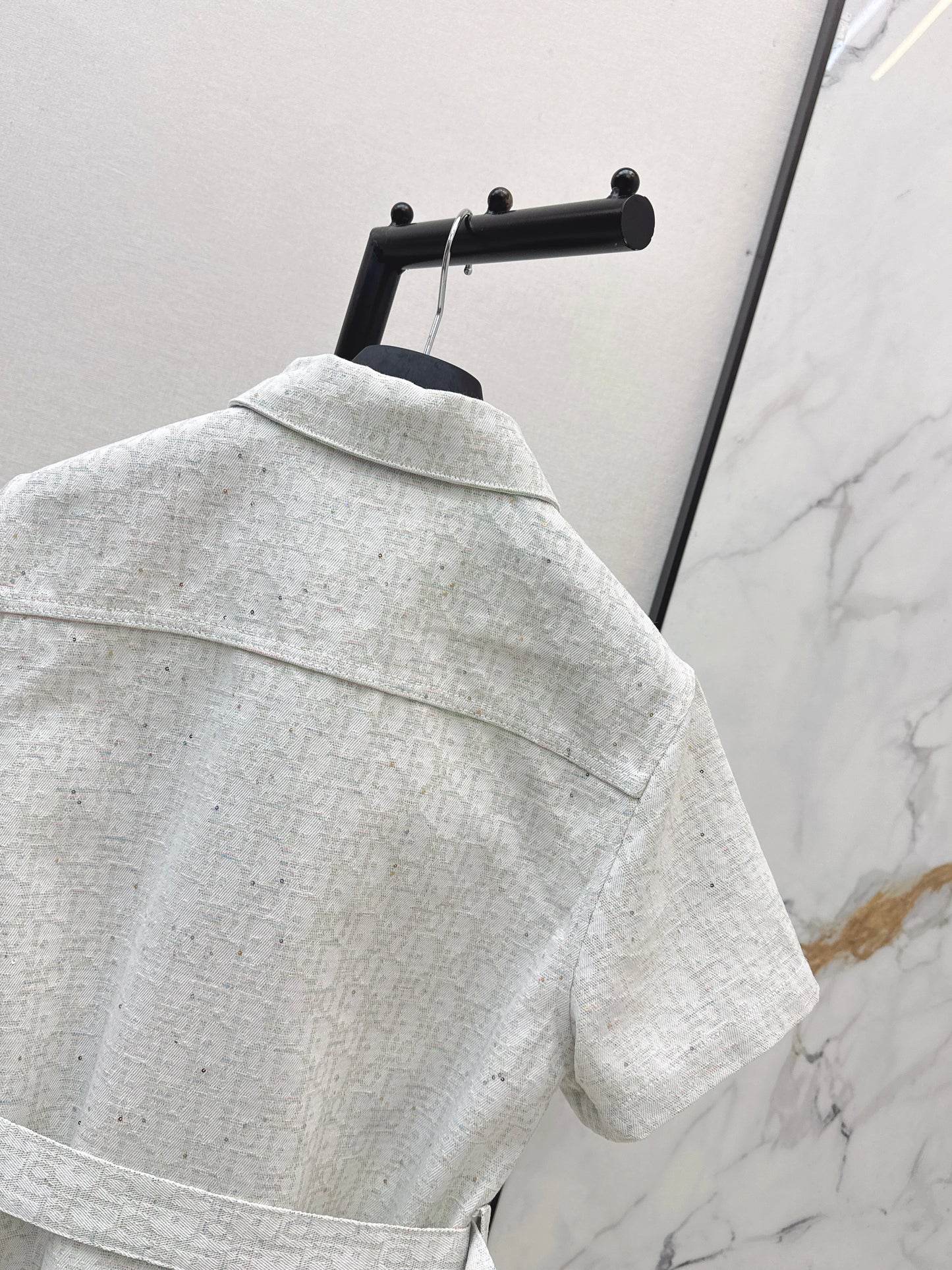 26ss Logo Denim Dress