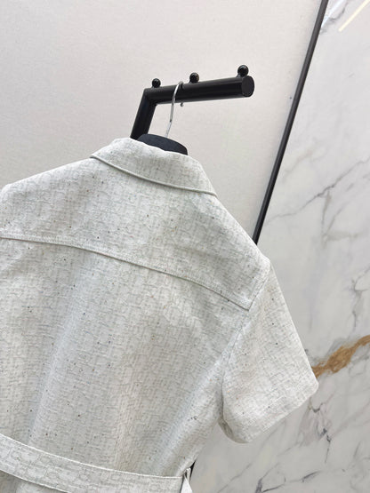 26ss Logo Denim Dress