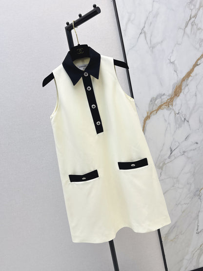 26ss Collared Sleeveless Dress