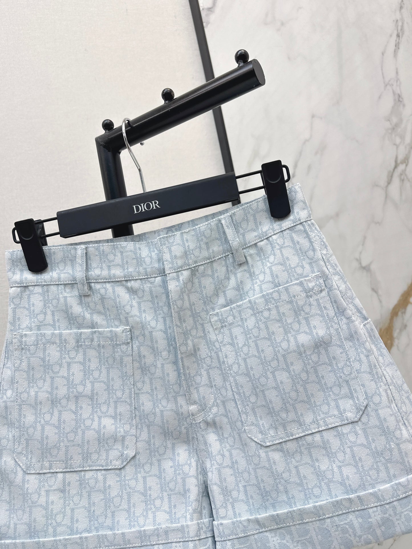 26ss Logo jacquard high-waisted shorts
