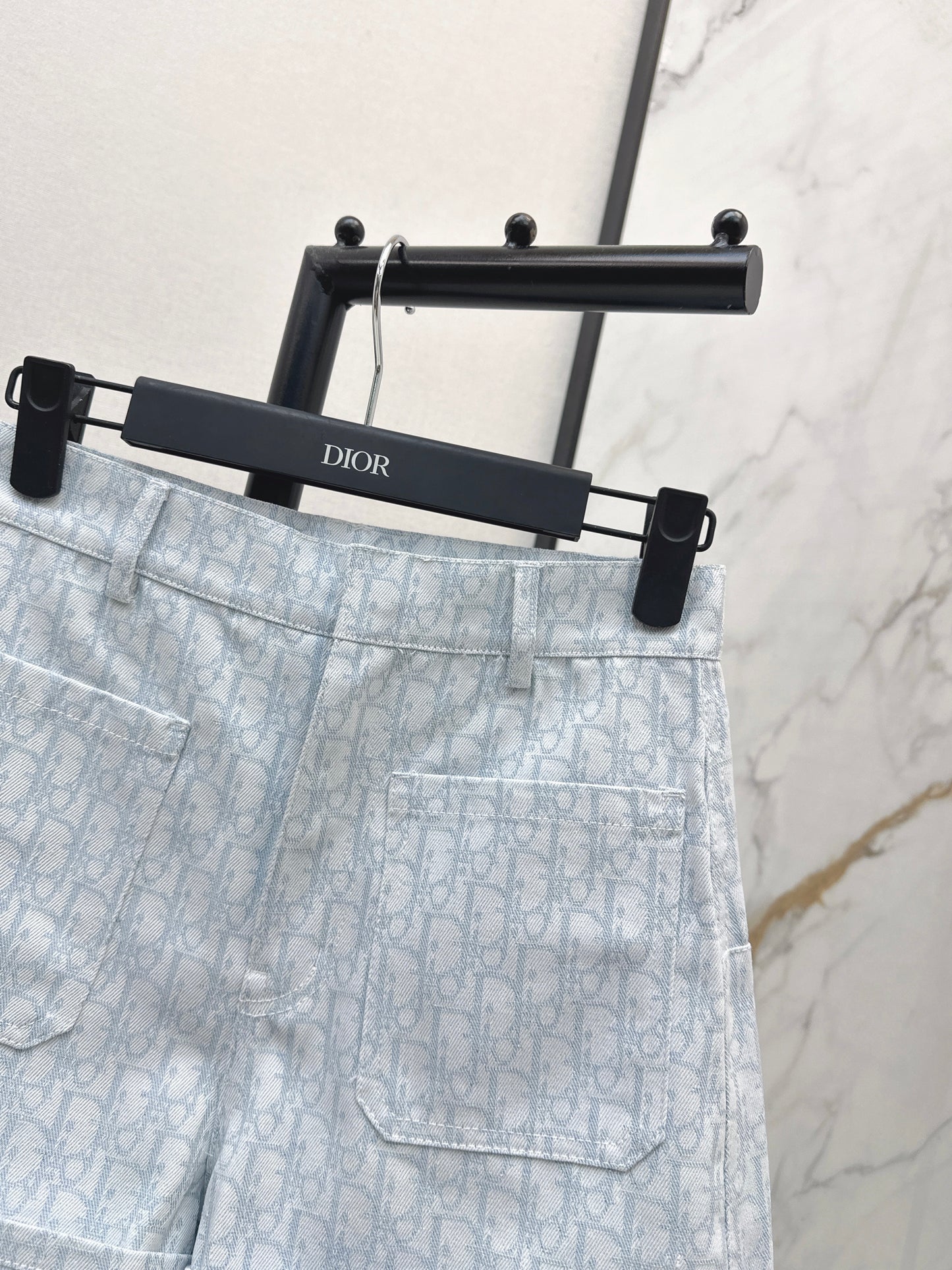 26ss Logo jacquard high-waisted shorts
