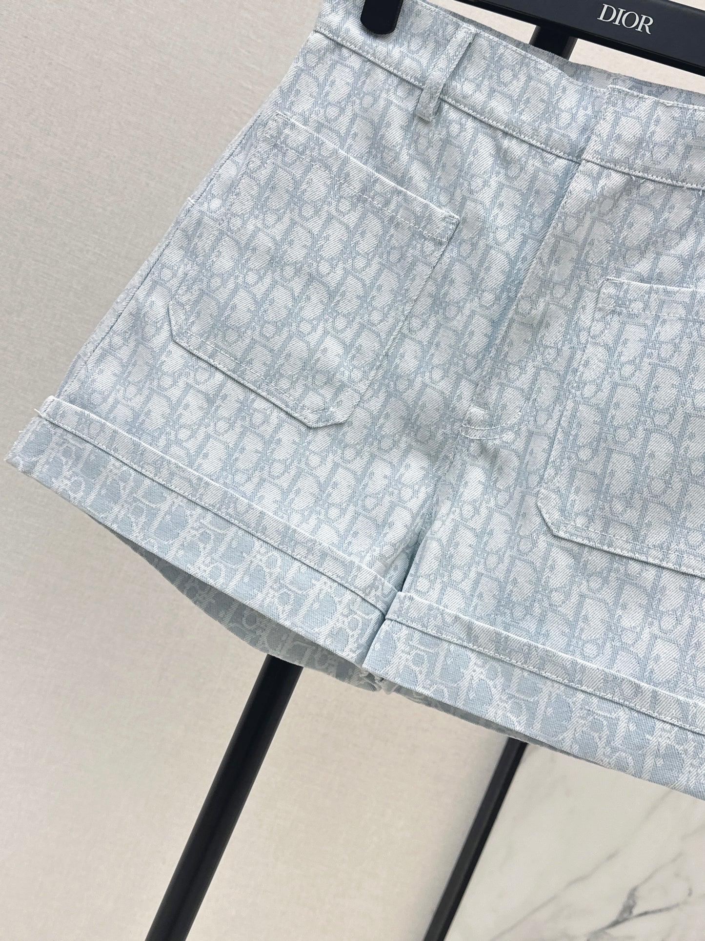 26ss Logo jacquard high-waisted shorts