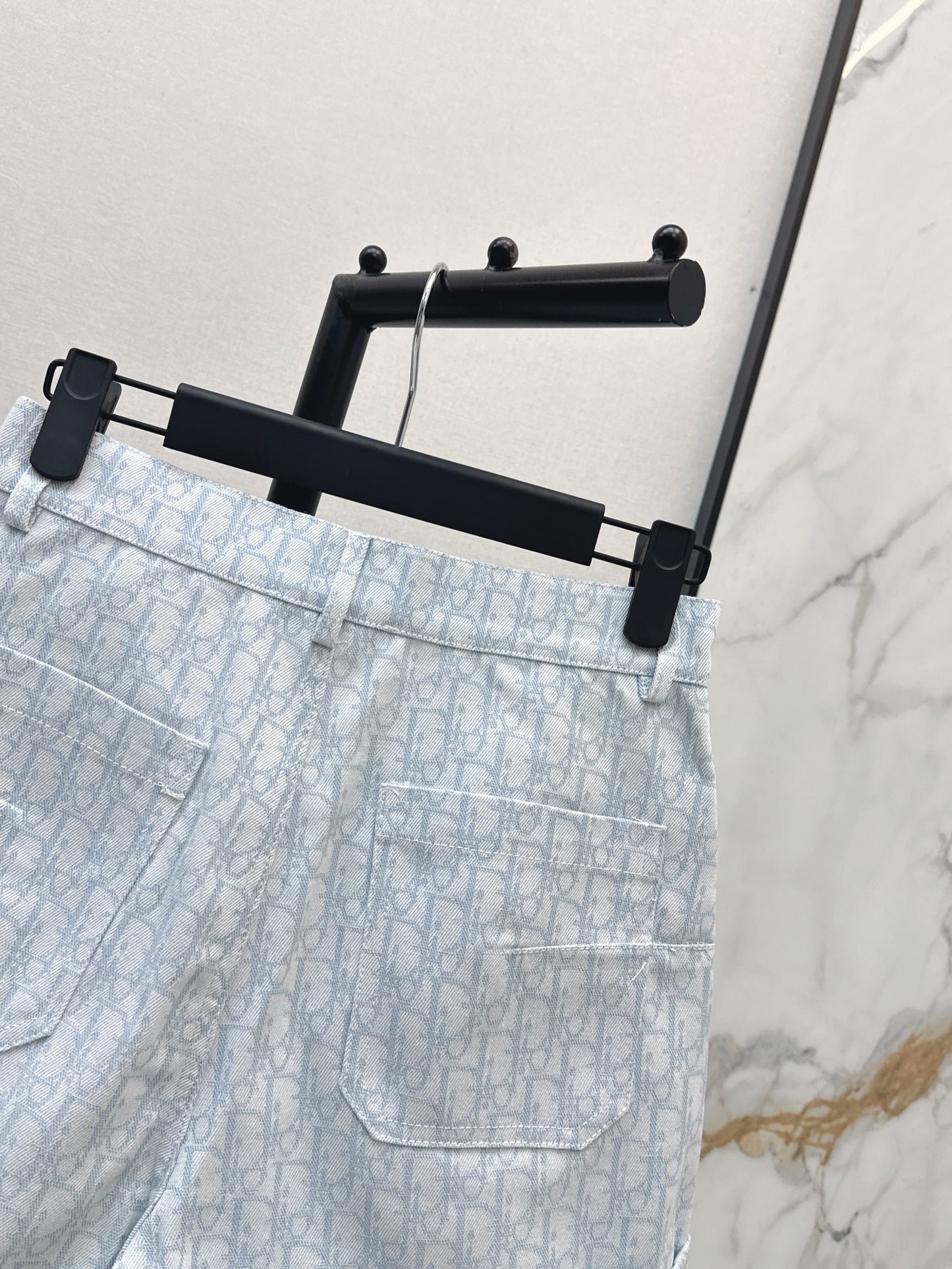 26ss Logo jacquard high-waisted shorts