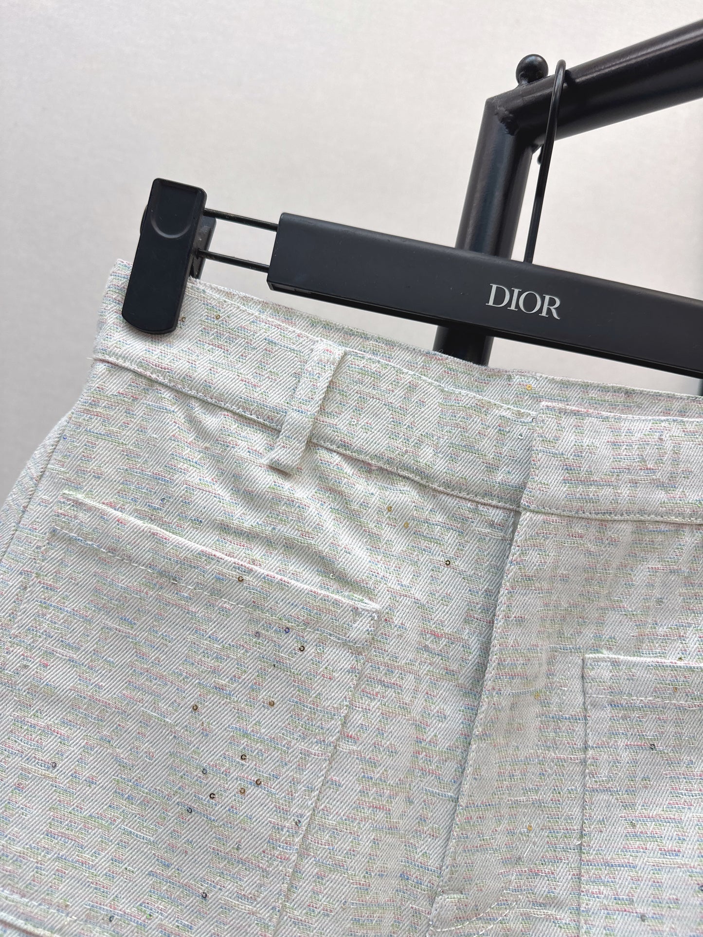 26ss Logo jacquard high-waisted shorts