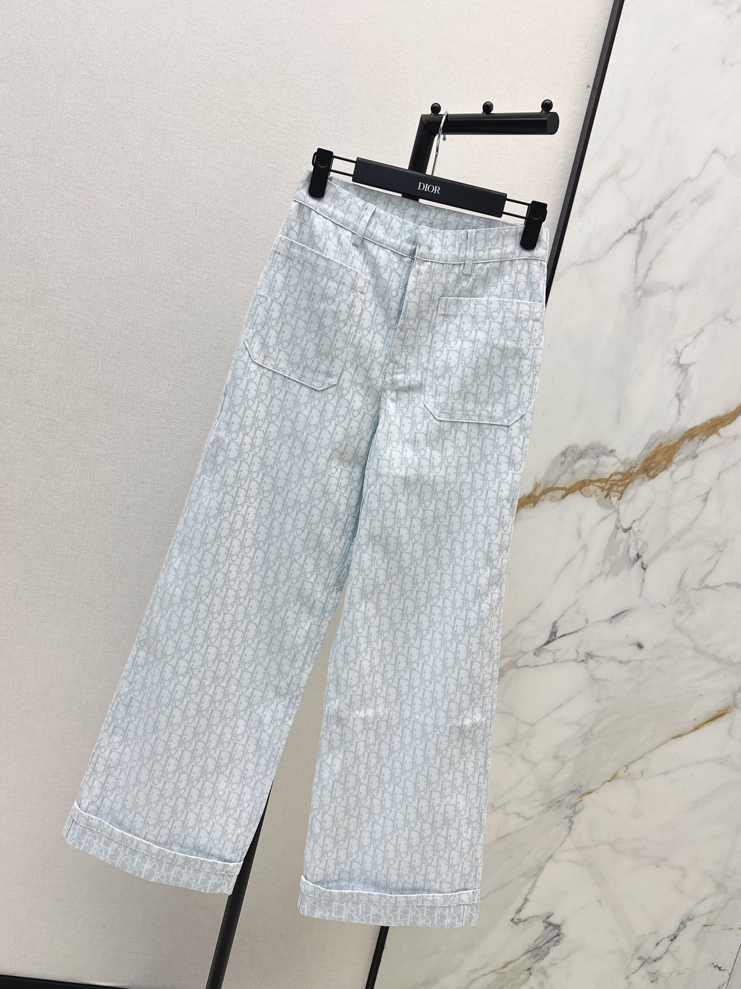 26ss Logo jacquard trousers