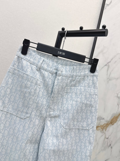 26ss Logo jacquard trousers