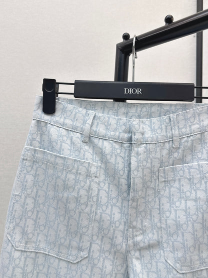 26ss Logo jacquard trousers