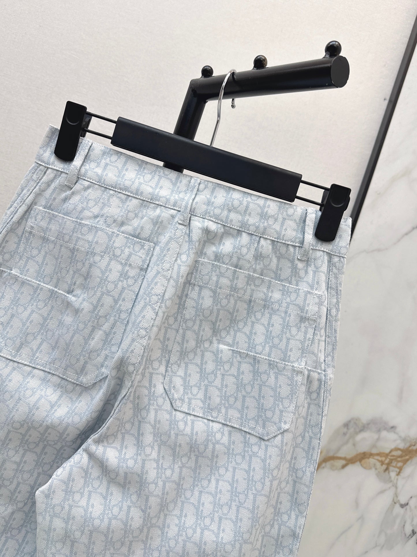 26ss Logo jacquard trousers