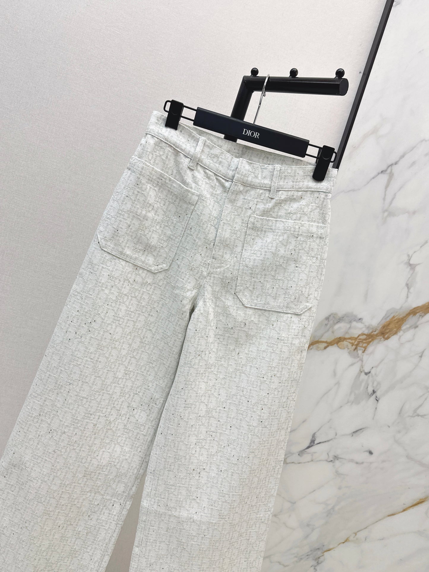 26ss Logo jacquard trousers